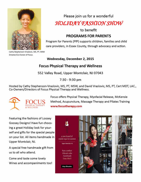 Please join us for a Holiday Fashion Show