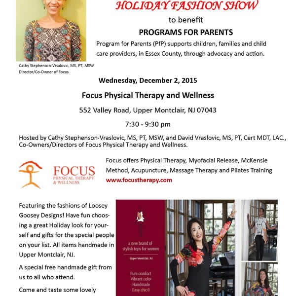 Please join us for a Holiday Fashion Show